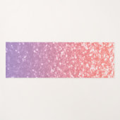 Roos roze paarse lavendel faux schittert glitters yogamat (Voorkant (horizontaal))