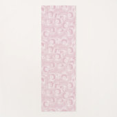 Roos roze patroon yogamat (Voorkant)