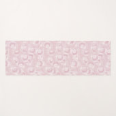 Roos roze patroon yogamat (Voorkant (horizontaal))