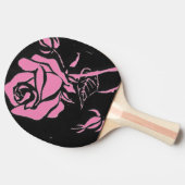 "Roos Roze" Ping Pong Paddle Tafeltennisbatje (Zijkant)