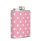 Roos Roze polaire dot fles Heupfles (Rechts)