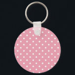 Roos Roze polaire Sleutelhanger<br><div class="desc">Een prachtige roze schaduw met een rooskleurige hint die het donker maakt voor lichtere namen. Sommige producten bevatten ook overeenkomende roos- en witte polka-punten. Zij zijn een leeg canvas klaar voor jouw tekst of afbeelding.</div>
