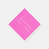 Roos Roze Premium Colorful Napkins Servet (Hoek)