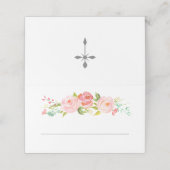 Roos Roze Religieuze Plaats Kaart Plaatskaartje (Buitenkant ongevouwen)