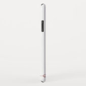 Roos Roze Rhinestone Naam Foto Case-Mate iPhone Case (Achterkant/rechts)