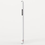 Roos Roze Rhinestone Naam Foto Case-Mate iPhone Case (Achterkant/rechts)