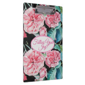 Roos roze rozen bloemen Volg je vreugdepatroon Klembord (Rechts)