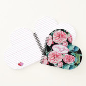 Roos roze rozen blozen Volg uw vreugdepatroon niet Notitieboek (Binnen)
