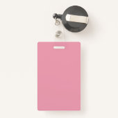 Roos Roze Sjabloon Badge (Achterkant met intrekbare)