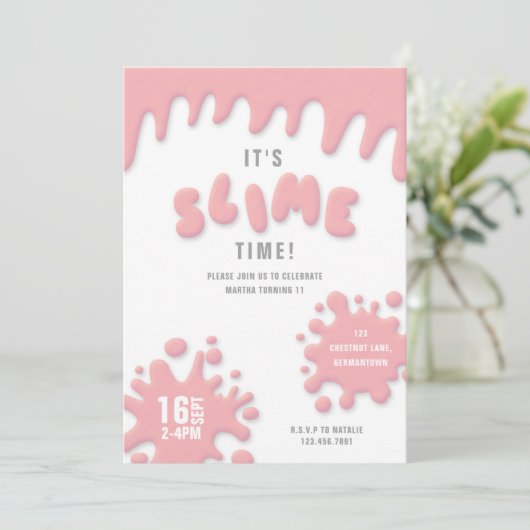 Roos roze slippartij (Staand voorkant)