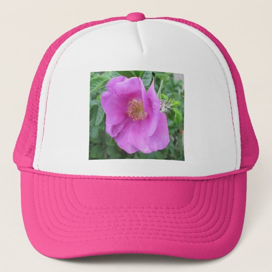Roos Roze strand Trucker Pet (Voorkant)
