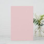 Roos Roze vaste kleur Briefpapier (Staand voorkant)