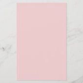 Roos Roze vaste kleur Flyer (Achterkant)