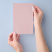 Roos Roze vaste kleur Flyer (Hand)