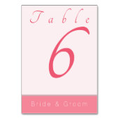 Roos roze voor altijd begint moderne verticale bru kaart (Voorkant)