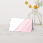 Roos Roze Waterverf Bruiloft Escort / Plaatskaartje (Achterkant)