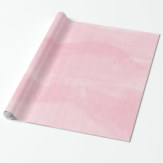 Roos Roze Waterverf  Verpakkingspapier Cadeaupapier (Uitgerold)