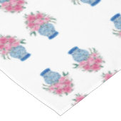 Roos Rozen Blue Ginger Jars Tablecloth Tafelkleed (Gekanteld)