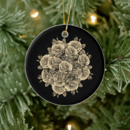 Roos Rozen Rosen bouquet - Rosenbouquet Keramisch Ornament