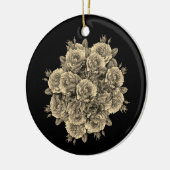 Roos Rozen Rosen bouquet - Rosenbouquet Keramisch Ornament (Links)