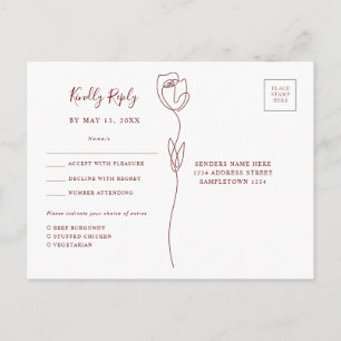 Roos RSVP Briefkaart
