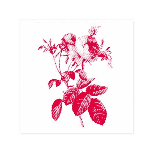  ROOS RUBBER STAMP  ZELFINKTENDE STEMPEL (Design)