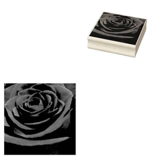 Roos Rubberstempel (Gestempeld)