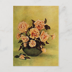 Roos Safrano door Frederick Martin Briefkaart