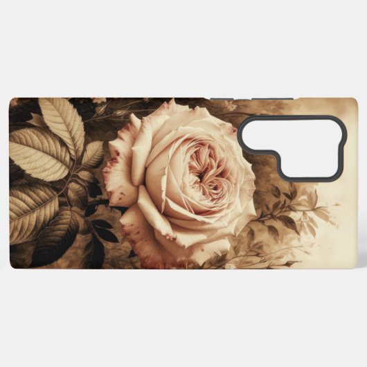  Roos Samsung Galaxy Hoesje (Achterkant horizontaal)