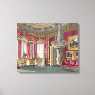 Roos Satin Drawing Room (tweede uitzicht) Doos Hou Canvas Afdruk
