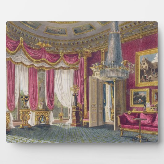Roos Satin Drawing Room (tweede uitzicht) Doos Hou Fotoplaat (Voorkant)