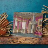 Roos Satin Drawing Room (tweede uitzicht) Doos Hou Fotoplaat (Zijkant)