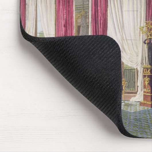 Roos Satin Drawing Room (tweede uitzicht) Doos Hou Muismat (Hoek)