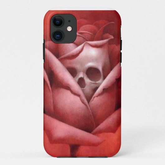 roos schedel in telefooncel Case-Mate iPhone case (Achterkant)