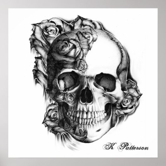 roos schedel poster (Voorkant)