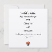 Roos schedel - tot de dood ons deel doet kaart (Achterkant)