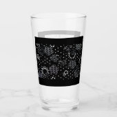 Roos schets en Starlight Zijdezeef Glaswerk Gla Glas (Voorkant)