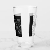 Roos schets en sterlicht zijdezeef glaswerk glas (Links)