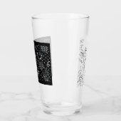 Roos schets en sterlicht zijdezeef glaswerk glas (Links)