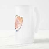 Roos Schild Bierglas Matglas Bierpul (Voorkant rechts)
