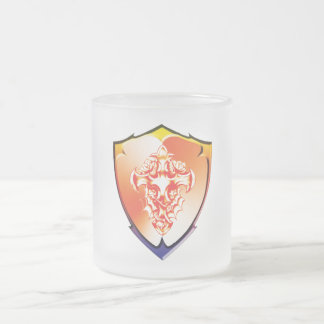 Roos Schild Glas Mok