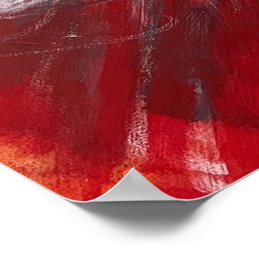 Roos Schilderen Textural Poster (Hoek)