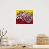 Roos Schilderen Textural Poster (Keuken)