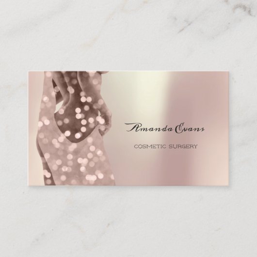 Roos Schoonheid Chirurgische ingreep Cosmetologie Afsprakenkaartje (Voorkant)