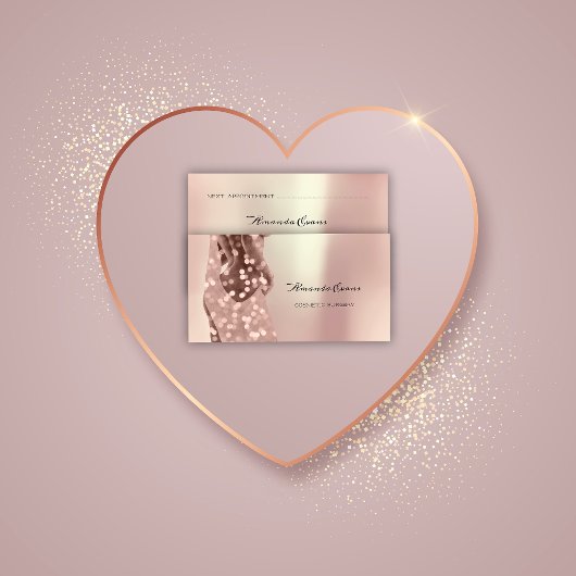 Roos Schoonheid Chirurgische ingreep Cosmetologie Afsprakenkaartje