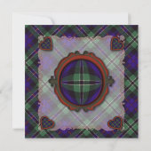 Roos Scottish clan tartan - Pset Kaart (Achterkant)