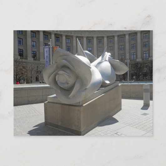 Roos Sculpture Federal Triangle Briefkaart (Voorkant)