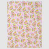 Roos Shabby Vintage Roze Tissuepapier (Voorkant)