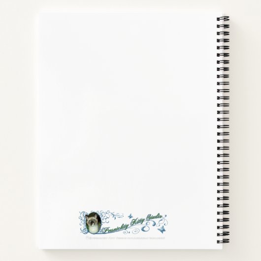 Roos Shadow Fairy Notitieboek (Achterkant)