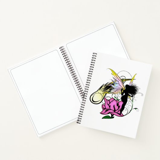 Roos Shadow Fairy Notitieboek (Binnen)